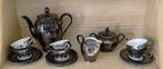 Kompleet antiek zilver op porselein  BAVARIA koffie  servies, Ophalen of Verzenden