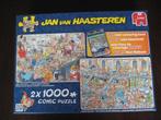 Jan van Haasteren Puzzel  2 x 1000 stuks, Ophalen, 500 t/m 1500 stukjes, Gebruikt, Legpuzzel