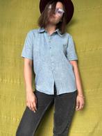 Overhemd / shirt / blouse - lichtblauw - S/36/small, Ophalen of Verzenden, Gedragen, Maat 36 (S), Blauw