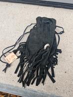 Western cowboy country outfit zwart riem tasje franjes, Ophalen of Verzenden, Zwart