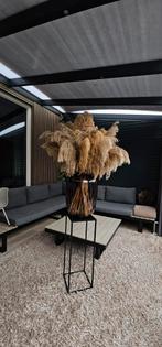 XXL Vaas met Pampas - Groter dan op de foto!, Overige kleuren, Ophalen of Verzenden, 75 cm of meer, Glas