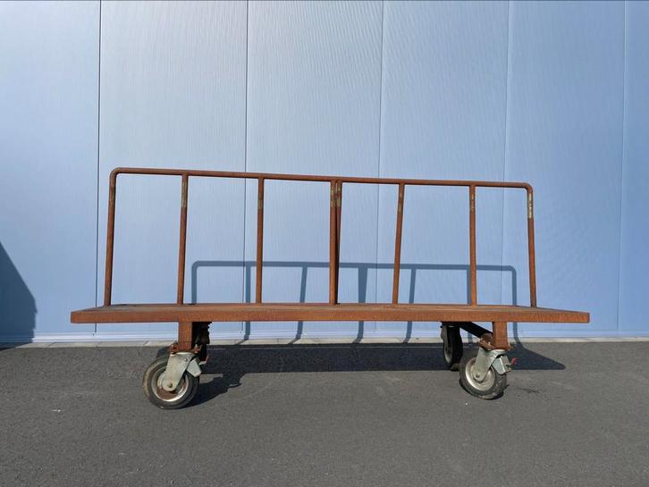 Platenkar transportwagen, Doe-het-zelf en Verbouw, Transportwagens, Zo goed als nieuw, Transportkar, 100 liter of meer, Ophalen of Verzenden