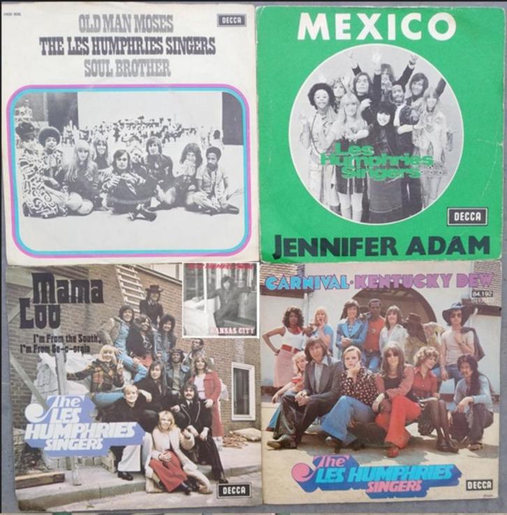 THE LES HUMPHRIES SINGERS - PAKKET!, Cd's en Dvd's, Vinyl Singles, Zo goed als nieuw, Single, Pop, 7 inch, Ophalen of Verzenden