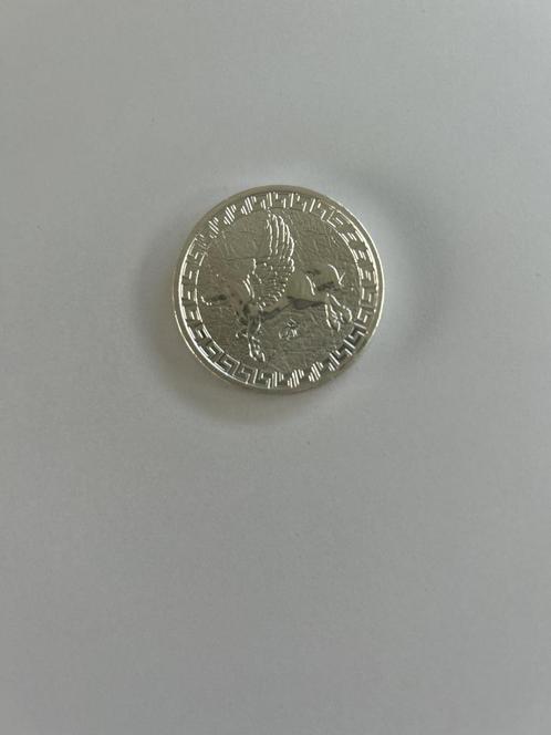 1 oz St. Helena Pegasus zilveren munt | zeldzaam 2023, Postzegels en Munten, Munten | Oceanië, Losse munt, Zilver, Ophalen of Verzenden