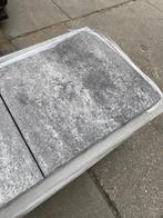 Tegel 91040 - Betontegel 60x60x4 - Grijs/Zwart, Tuin en Terras, Tegels en Klinkers, Ophalen, Nieuw, 5 tot 10 m², Beton