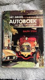 Het  grote autoboek, van koets tot stroomlijn, Boeken, Auto's | Boeken, Gelezen, Ophalen of Verzenden, Ralph Stein, Algemeen