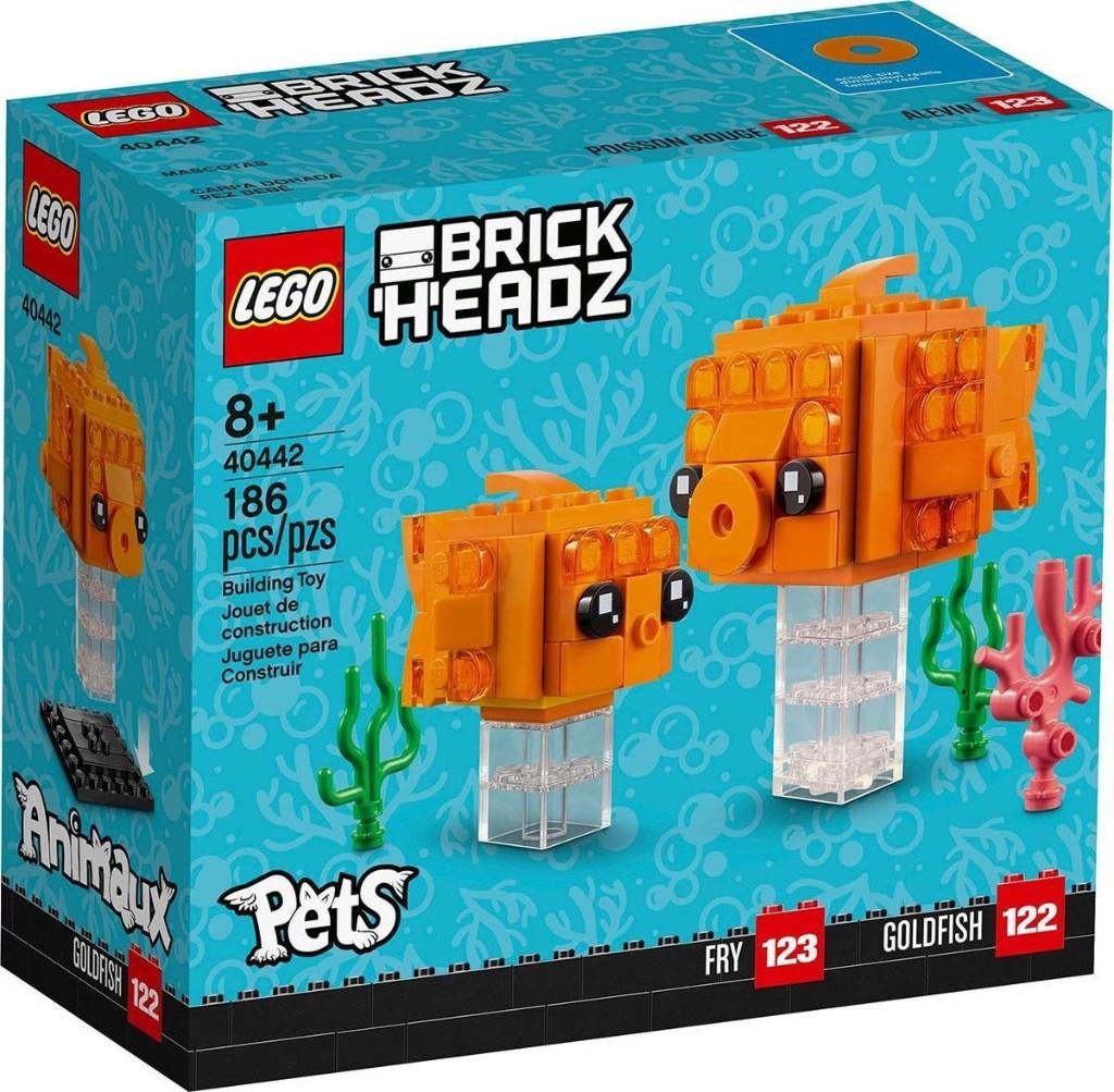 40442 Lego Brickheadz Goudvis NIEUW IN DOOS, Kinderen en Baby's, Speelgoed | Duplo en Lego, Ophalen of Verzenden, Nieuw, Complete set