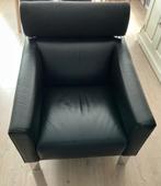 Leolux leren fauteuil, Gebruikt, 75 tot 100 cm, Modern, 50 tot 75 cm