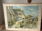Schoolplaat C Jetses, Antiek en Kunst, Antiek | Schoolplaten, Ophalen of Verzenden