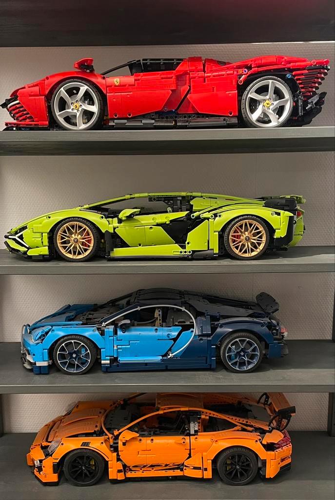 Lego 42143, 42115, 42083 & 42056, Kinderen en Baby's, Speelgoed | Duplo en Lego, Zo goed als nieuw, Lego, Complete set, Ophalen