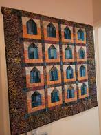 Handgemaakte Quilt 'Bali: hutten', Ophalen of Verzenden