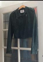 Suede Jasje , Smaragdgroen Vera Moda , Asymmetrisch S, Maat 38/40 (M), Vero Moda, Ophalen of Verzenden, Zo goed als nieuw