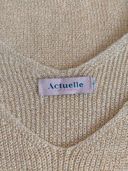 Goudkleurige goud top maat 46 - 48 nieuw, Kleding | Dames, Tops, Zo goed als nieuw, Maat 46/48 (XL) of groter, Overige kleuren