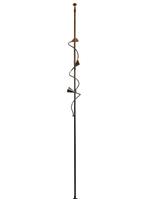 Schitterende vintage Hala Zeist design klem vloerlamp, Huis en Inrichting, Lampen | Vloerlampen, Ophalen, Gebruikt, Metaal, 150 tot 200 cm