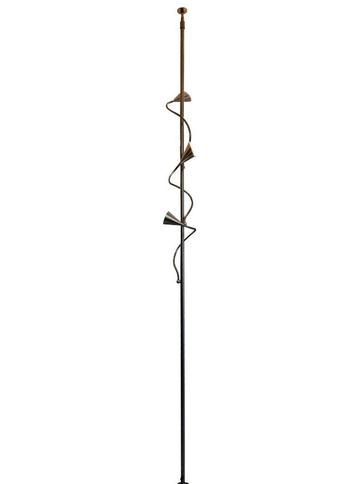 Schitterende vintage Hala Zeist design klem vloerlamp beschikbaar voor biedingen