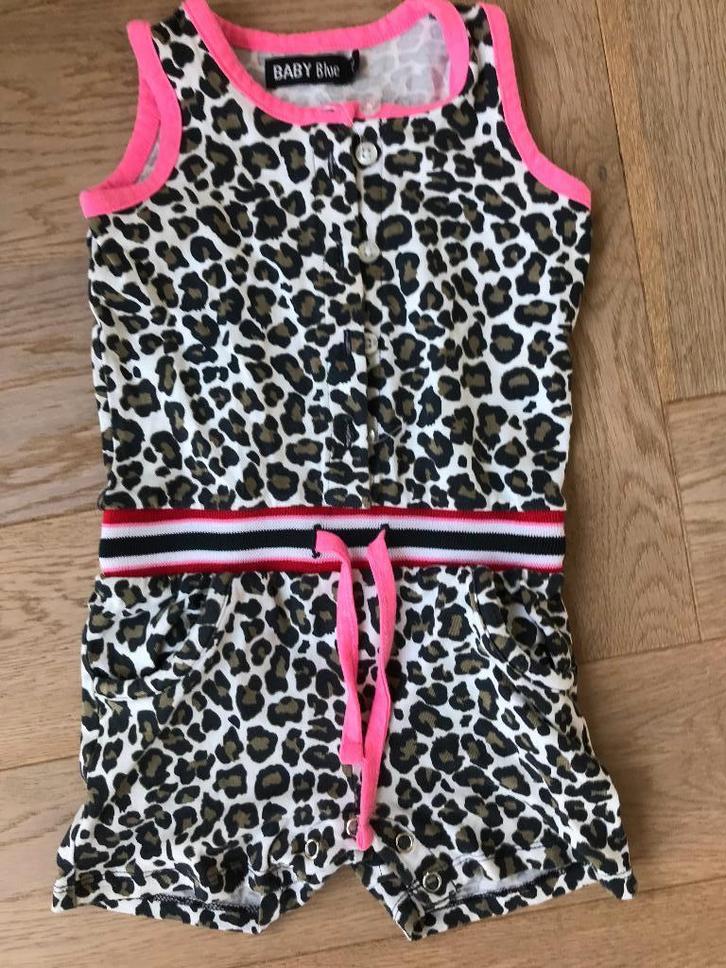 zgan jumpsuit maat 74 met panterprint, Kinderen en Baby's, Babykleding | Maat 74, Zo goed als nieuw, Meisje, Pakje, Ophalen of Verzenden