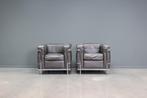 Corbusier LC2 armchairs, 2x, Huis en Inrichting, Fauteuils, Ophalen of Verzenden