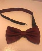 Elegante Smokingstrik - Bordeaux Rood, Ophalen of Verzenden, Zo goed als nieuw, Rood, Effen