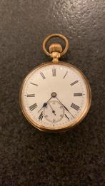 Gouden 14 karaats zakhorloge Ancre 15 rubis, Sieraden, Tassen en Uiterlijk, Horloges | Antiek, Ophalen of Verzenden, Goud, Overige merken