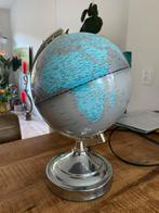 Lamp wereldbol globe, Ophalen of Verzenden, Minder dan 50 cm