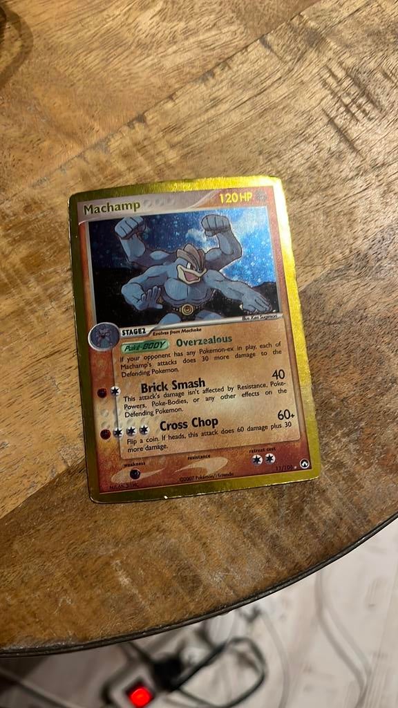 Pokémon TCG Machamp 11/108 EX Power Keepers Holo Rare, Ophalen of Verzenden, Gebruikt