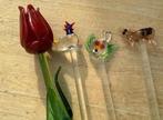 Murano Glas Figuren & Tulp - 100% Handgemaakt, Antiek en Kunst, Ophalen of Verzenden