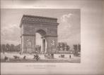 Vues de Paris Arc de Triomphe de L'Etoile Prise au Daguerreo, Antiek en Kunst, Ophalen of Verzenden