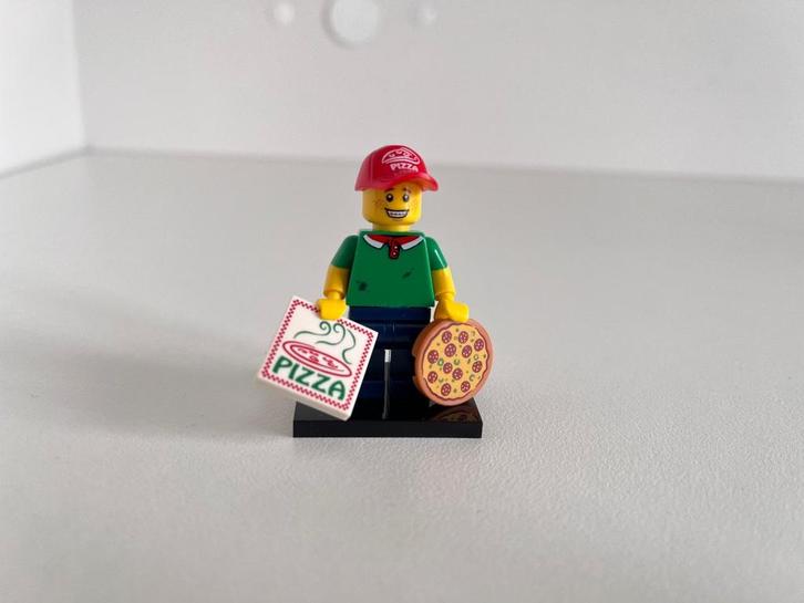 Lego minifiguur collectible serie 12 Pizza delivery Guy, Kinderen en Baby's, Speelgoed | Duplo en Lego, Gebruikt, Lego, Complete set
