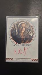 GOT Lena Heady / Cersei autograph card, Verzenden, Zo goed als nieuw