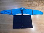 zgan zeiljack maat M sailing met capuchon blauw met wit, Watersport en Boten, Watersportkleding, Ophalen of Verzenden, Zo goed als nieuw