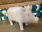 Houten Varken - Vintage Stijl - 60 cm, Antiek en Kunst, Ophalen