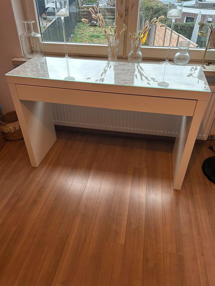 MALM make-up tafel/toilettafel IKEA (120x41), Huis en Inrichting, Tafels | Kaptafels, Gebruikt, Minder dan 100 cm, 100 tot 150 cm