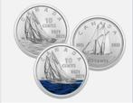 Canada - 3 x 10 cent 2021 - 100Th Anniversary Of Bluenose, Verzenden, Noord-Amerika, Setje