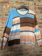 Rabe! Nieuwe prachtige trui blauw wit cognac bruin Mt 42  44, Rabe, Overige kleuren, Maat 42/44 (L), Nieuw