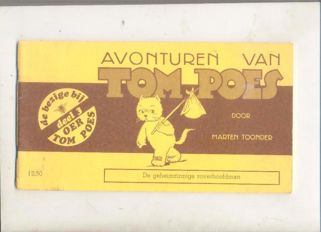Tom Poes. 1 x  Tom Poes 3 x, Eén stripboek, Verzenden