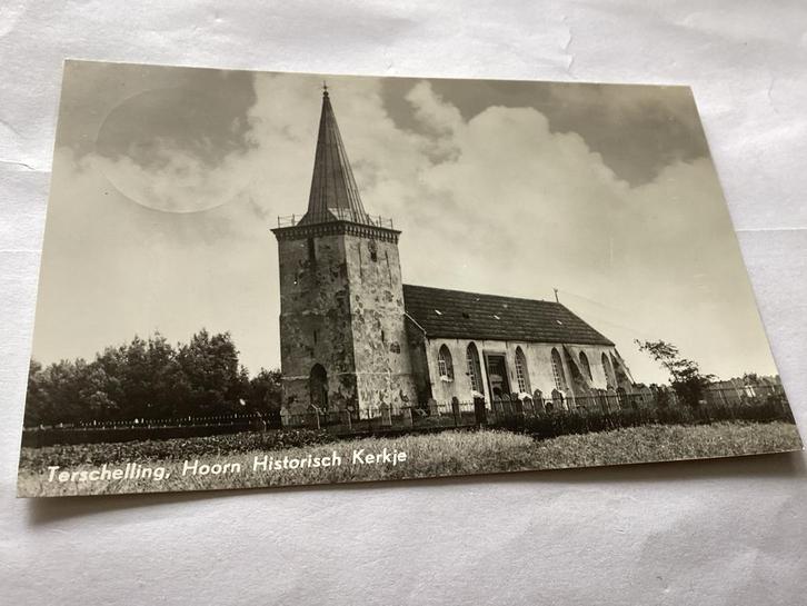 Oude ansichtkaart Hoorn, Terschelling, Verzamelen, Ansichtkaarten | Nederland, Gelopen, Friesland, Voor 1920, Ophalen of Verzenden