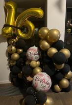 Verjaardagsballonnen 16 jaar, Hobby en Vrije tijd, Feestartikelen, Versiering, Zo goed als nieuw, Ophalen, Verjaardag