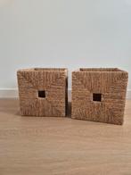 IKEA KNIPSA 2x manden, kallax kast, Huis en Inrichting, Woonaccessoires | Schalen en Manden, Ophalen, Mand, Vierkant, Zo goed als nieuw