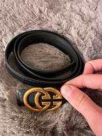 Zwarte gg Riem met Gouden Gesp, 3 tot 5 cm, 90 tot 100 cm, Tailleriem, Ophalen of Verzenden