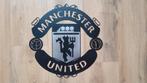 Manchester United-logo - 50x50 cm - RVS gelakt, Nieuw, Ophalen of Verzenden