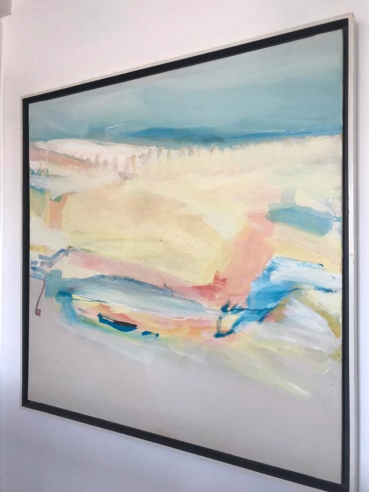 Ina Verdonk, schilderij, duinlandschap, Antiek en Kunst, Kunst | Schilderijen | Modern, Ophalen