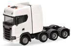 Scania CS 20 HD 4a. (8x4) zwaartransport, wit, Hobby en Vrije tijd, Modelauto's | 1:87, Ophalen of Verzenden, Nieuw, Bus of Vrachtwagen