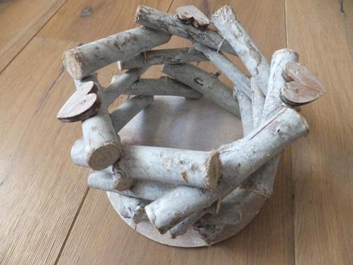 brocante bloempotje plantje decoratie oase bloemstukje hart, Huis en Inrichting, Woonaccessoires | Overige, Ophalen of Verzenden