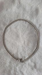 Zilveren gourmet schakelketting, Verzenden, Zo goed als nieuw, Zilver, Zilver