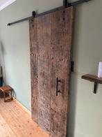 Industriële tafel, schuifdeur en banken. Handmade! En meer, Antiek en Kunst, Ophalen