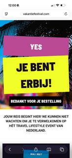 Festival tickets!!, Twee personen