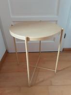 sidetable ikea/ dienblad, Huis en Inrichting, Tafels | Sidetables, Ophalen, Gebruikt, 100 tot 150 cm, Rond