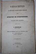 D. Molenaar - Gedachten over sterven en sterfbedden (1866), Boeken, Godsdienst en Theologie, Ophalen of Verzenden, Gelezen, Christendom | Protestants