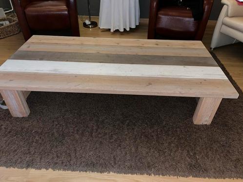 Rustieke Salontafel, Huis en Inrichting, Tafels | Salontafels, Gebruikt, Minder dan 50 cm, 50 tot 100 cm, 150 tot 200 cm, Rechthoekig