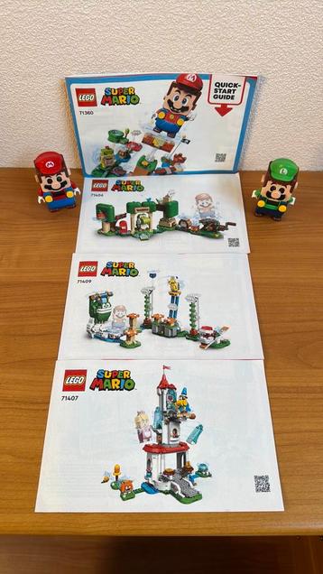 Uitgebreide collectie Super Mario Lego in uitstekende staat beschikbaar voor biedingen